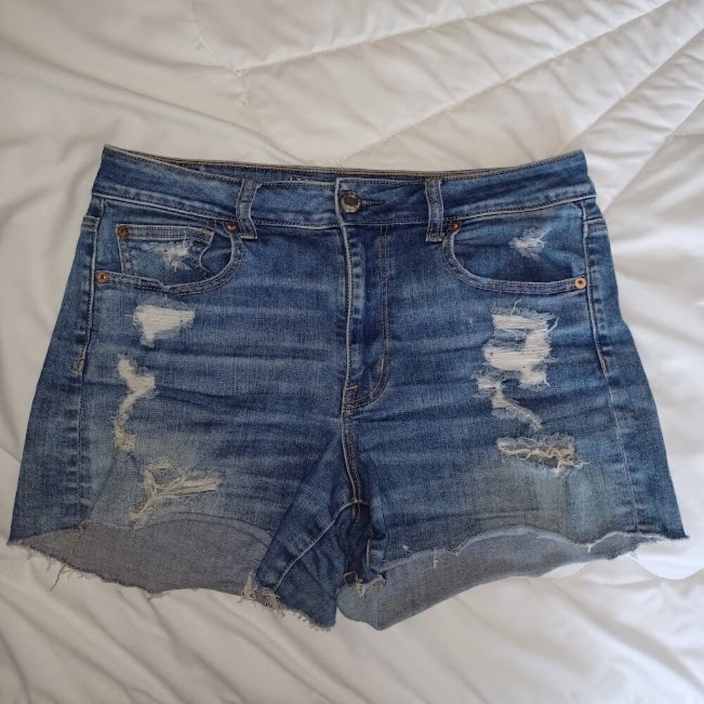 American Eagle High Rise Jean Shorts
